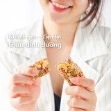 Combo 250gr Bánh Ăn Vặt Biscotti Nguyên Cám Không Đường Tinh Luyện + 200gr Thanh Ngũ Cốc Gạo Lứt Ăn Kiêng