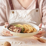 Combo 250gr Bánh Ăn Vặt Biscotti Nguyên Cám Không Đường Tinh Luyện + 200gr Thanh Ngũ Cốc Gạo Lứt Ăn Kiêng