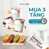 Combo 2 Hộp Biscotti Ăn Kiêng Nguyên Cám Low Calories 4 Hebekery - Bánh Ngũ Cốc Nướng Dinh Dưỡng Ăn Kiêng Lành Mạnh