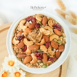 [MỚI] Combo 250g Granola Truly Healthy MATCHA + 250g Biscotti 3 Vị Ăn Kiêng Không Đường Hebekery
