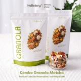 Combo 2 Túi Granola (500gr) Truly Healthy Matcha Hebekery