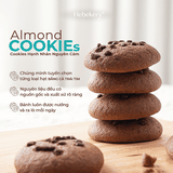 Combo 4 Hũ Cookies Hạnh Nhân Nguyên Cám HeBekery 3 Vị Dark Choco, Mango Matcha, Cà Phê Điều, Cranberry Cheese