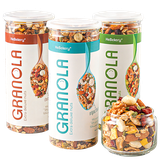 Combo 3 Hũ 500gr Granola Siêu Hạt Dinh Dưỡng 3 Vị - Ngũ Cốc Dinh Dưỡng HEBEKERY by HEBE