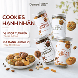 Cookies Hạnh Nhân Nguyên Cám - Bánh Cookies Ăn Vặt Chuẩn Healthy HeBekery by HeBe