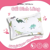 Gối Đinh Lăng Demee Khủng Long Trắng Size S 25x35cm