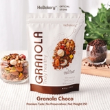 Granola Truly Healthy Vị Chocolate HEBEKERY by HEBE - Ngũ Cốc Dinh Dưỡng Lành Mạnh Tự Nhiên