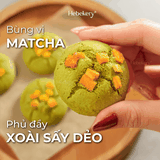 Combo 4 Hũ Cookies Hạnh Nhân Nguyên Cám HeBekery 3 Vị Dark Choco, Mango Matcha, Cà Phê Điều, Cranberry Cheese
