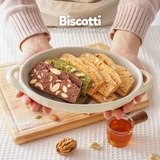 Bánh BISCOTTI Ăn Kiêng Nguyên Cám 5 VỊ HEBEKERY - Bánh Ngũ Cốc Nướng Ăn Kiêng Không Đường Tinh Luyện
