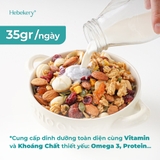 Combo 3 Hũ 500gr Granola Siêu Hạt Dinh Dưỡng 3 Vị - Ngũ Cốc Dinh Dưỡng HEBEKERY by HEBE