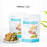 Bánh BISCOTTI Ăn Kiêng Nguyên Cám 5 VỊ HEBEKERY - Bánh Ngũ Cốc Nướng Ăn Kiêng Không Đường Tinh Luyện