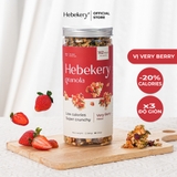Granola Low Calories Siêu Giòn 5 Vị Hebekery - Ngũ Cốc Ăn Kiêng, Ăn Vặt Healthy Dinh Dưỡng Cho Mẹ Bầu