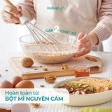 Bánh BISCOTTI Ăn Kiêng Nguyên Cám 5 VỊ HEBEKERY - Bánh Ngũ Cốc Nướng Ăn Kiêng Không Đường Tinh Luyện