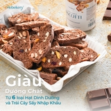[COMBO 4 HŨ] Biscotti Nguyên Cám Low Calories 4 Vị Hebekery - Bánh Ngũ Cốc Nướng Dinh Dưỡng Ít Calo Ăn Kiêng Lành Mạnh