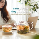 Trà gạo lứt đậu đen Hebekery thanh nhiệt, lợi sữa, giúp mẹ bỉm về dáng sau sinh