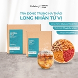 [Hộp 10 Túi] Trà đông trùng hạ thảo tứ vị HeBekery bồi bổ sức khỏe tăng cường sinh lý