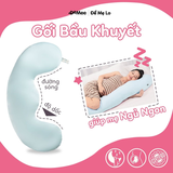 Màu Xanh - Gối Bầu Khuyết Đa Năng Tencel 60s Cao Cấp Demee Dành Cho Mẹ Bầu