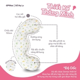 Cotton Chần Bông Khủng Long - Gối Bầu Khuyết Đa Năng Cotton Chần Bông Cao Cấp Demee Dành Cho Mẹ Bầu