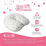 Cotton Chần Bông Khủng Long - Gối Bầu Khuyết Đa Năng Cotton Chần Bông Cao Cấp Demee Dành Cho Mẹ Bầu