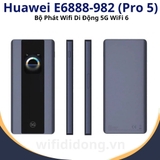 Bộ Phát WiFi 5G Huawei E6888-982 (Pro 5) | Bộ Phát WiFi Di Động 5G WiFi 6  AX3600, Tốc Độ Cao 3.6Gbps, Pin Trâu 10h, Màn Hình AMOLED | Hàng Chính Hãng