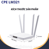 CPE LM321 | Bộ Phát WiFi 4G LTE Cat4, Tốc Độ 150Mbps, Kết Nối 32 Thiết Bị | Bảo Hành 12 Tháng 1 Đổi 1