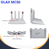 Olax MC50 | Bộ Phát WiFi 4G LTE Turbo, Tốc Độ 150Mbps, Kết Nối 10 Thiết Bị | Bảo Hành 12 Tháng 1 Đổi 1