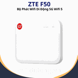 ZTE F50 | Bộ Phát Wifi Di Động 5G Wifi 5 Băng Tần Kép, Tốc Độ Cao 1.6Gbps, Không Tích Hợp Pin| Bảo Hành 12 Tháng 1 Đổi 1