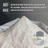 Bột Nhẹ Câu Cá - Bột nhẹ có tác dụng làm nhẹ mồi câu, giúp mồi rơi chậm rãi, nhẹ nhàng, trong quá trình rơi xuống đáy, mồi rã tự nhiên thu hút cá đớp mồi nhanh hơn.