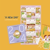 2024 Fabric Calendar - A New Day
