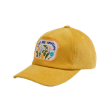 Embroidered Corduroy Spring Cap [3 colours]