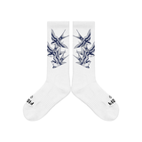 Graceful Wings Crew Socks by FISHE