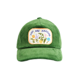 Embroidered Corduroy Spring Cap [3 colours]