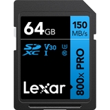 Thẻ nhớ SD 64GB Lexar Professional 800x PRO UHS-I U3 V30