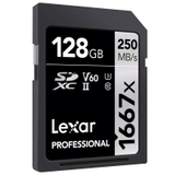 Thẻ nhớ SD Lexar 128GB Professional 1667x UHS-II V60 250MB/s