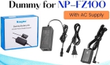 Pin ảo Dummy Kingma FZ100 + Adapter - Hàng Chính Hãng