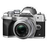 (New) Máy ảnh OM SYSTEM OM-D E-M10 Mark IV (Silver) + M.Zuiko Digital ED 14-42mm F3.5-5.6 EZ | Hàng Chính Hãng