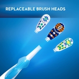Bàn chải đánh răng điện Oral-B 3D White Action Power Toothbrush chạy pin AA (có thể thay đầu bàn chải) - làm sạch sâu đến từng kẽ răng