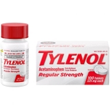 Viên uống Tylenol Acetaminophen Regular Strength 325mg 100 Tablets Nhập Mỹ