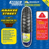 Lốp Michelin 110/80-14 TL Anakee Street (Thanh lý)