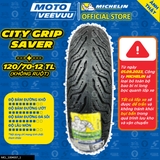 Lốp Michelin 120/70-12 TL City Grip Saver