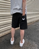 LOGO JEAN SHORTS (black)