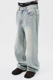 WIDE JEANS (bạc)