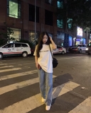MOTION BLUR TEE (white)