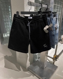 BIG KID JEAN SHORTS (đen)