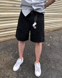 LOGO JEAN SHORTS (black)