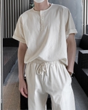 LINEN SET /TOP (white)
