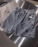 BIG KID JEAN SHORTS (xanh nhạt)