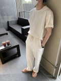 LINEN SET /TOP (white)