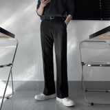 ANN PANTS ống suông (đen)