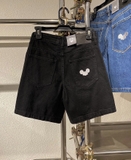 LOGO JEAN SHORTS (black)
