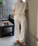 LINEN SET /TOP (white)